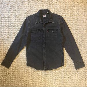 Black Levis Jean Shirt/Jacket